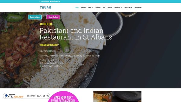 tavah.co.uk screenshot