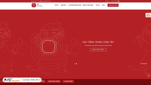 tbtvietnam.edu.vn Screenshot