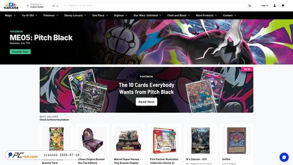 tcgplayer.com screenshot