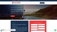 tcmlogisticspackersandmovers.in screenshot