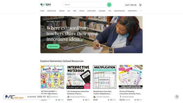 teacherspayteachers.com screenshot