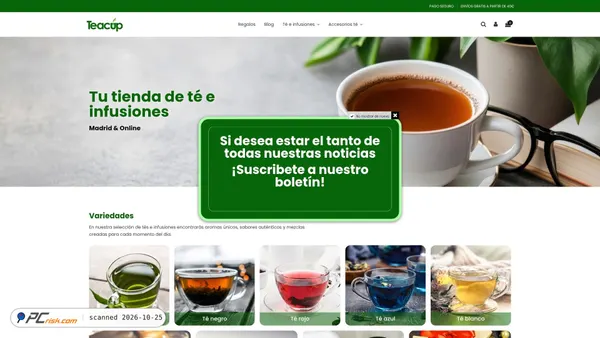 teacup.es screenshot
