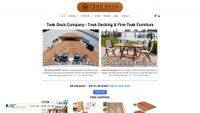 Captura de ecrã de teakdeckcompany.com