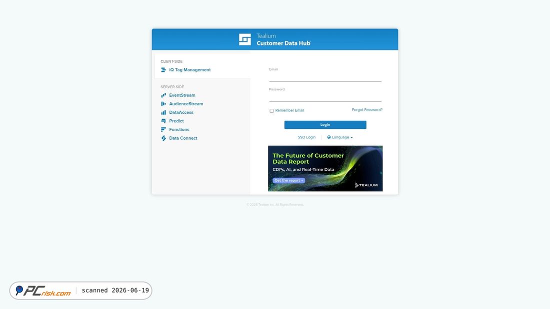 Screenshot of tealiumiq.com