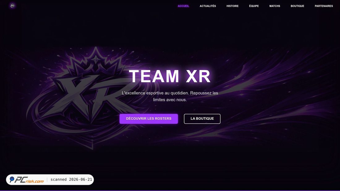 Screenshot of teamxr.kesug.com