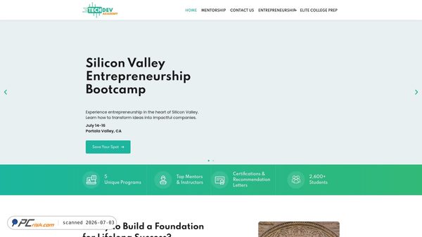 techdevacademy.com screenshot