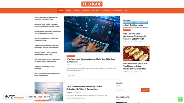 techgup.org screenshot
