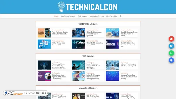 technicalcon.com screenshot