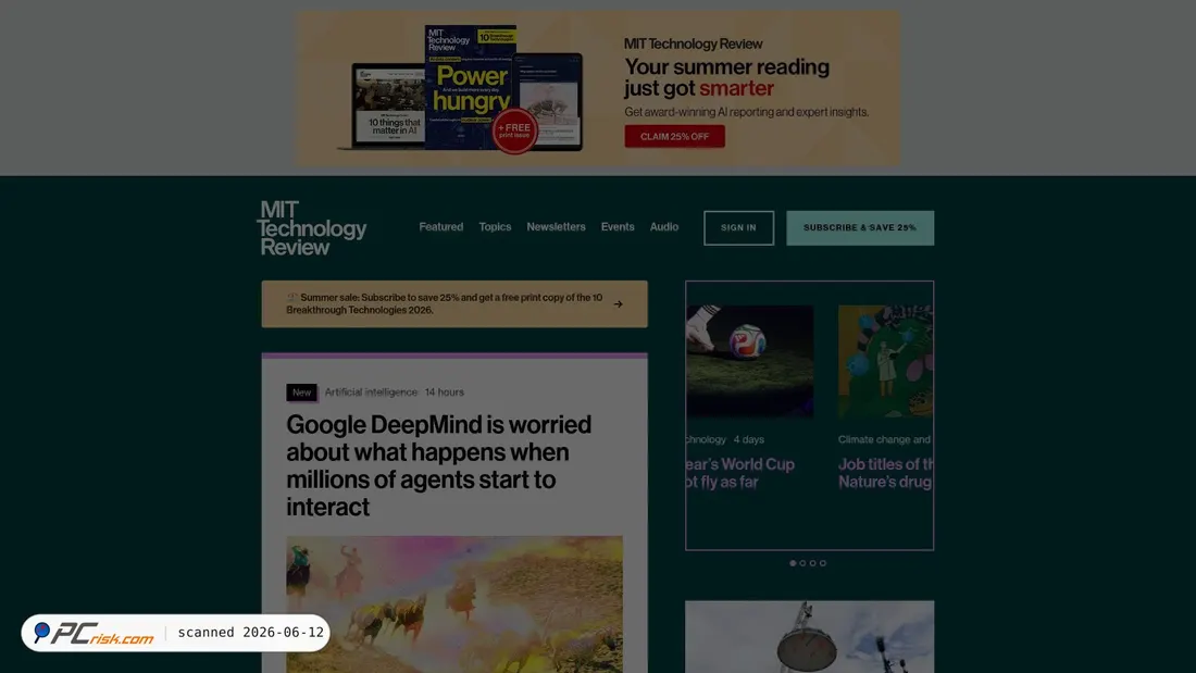 Screenshot di technologyreview.com