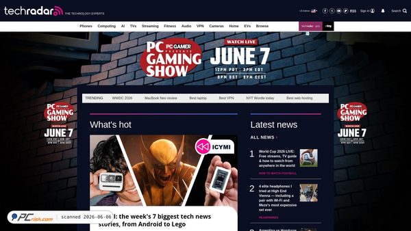 techradar.com screenshot