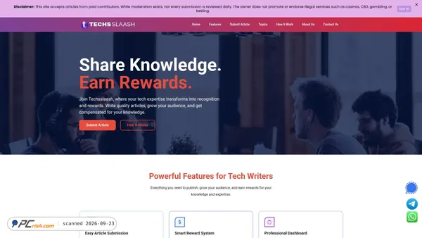 techsslaash.com screenshot