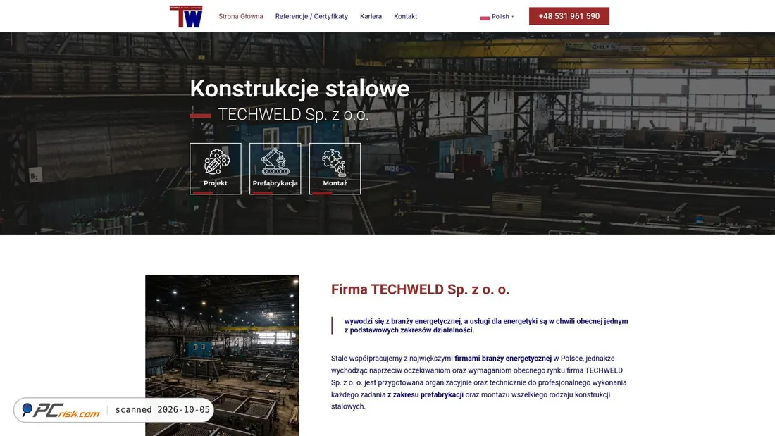 Screenshot of techweld.pl