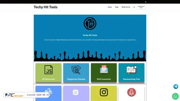 techyhittools.org screenshot