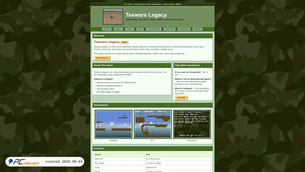 teewarslegacy.com.ua screenshot