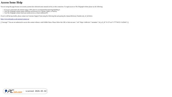 telegraph.co.uk screenshot