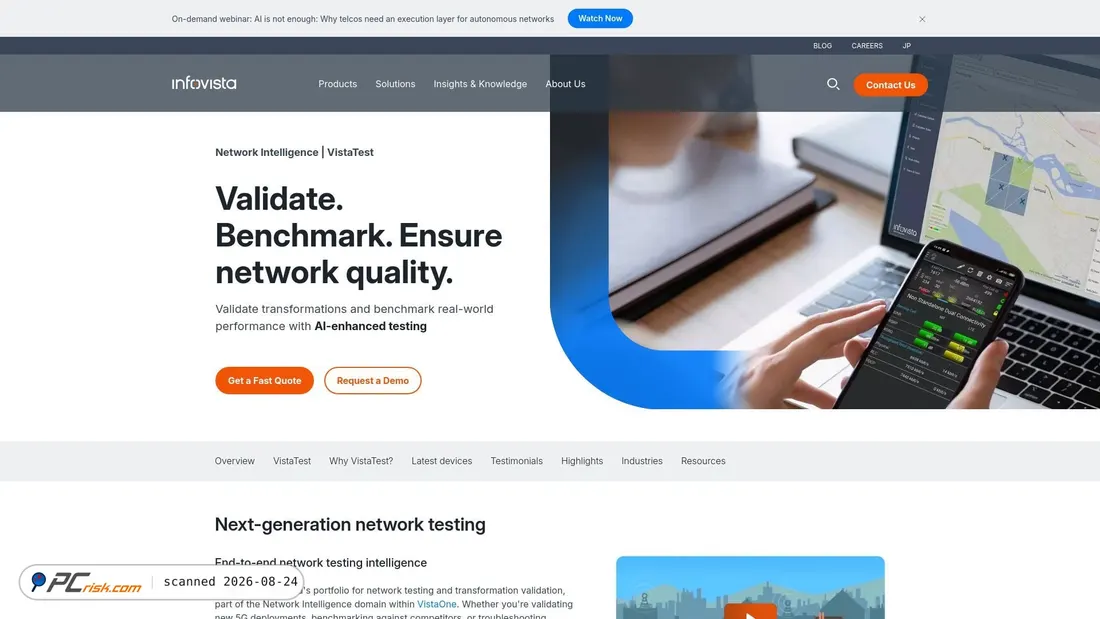 Screenshot of tems.com
