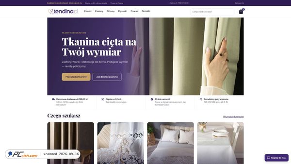 tendina.pl screenshot