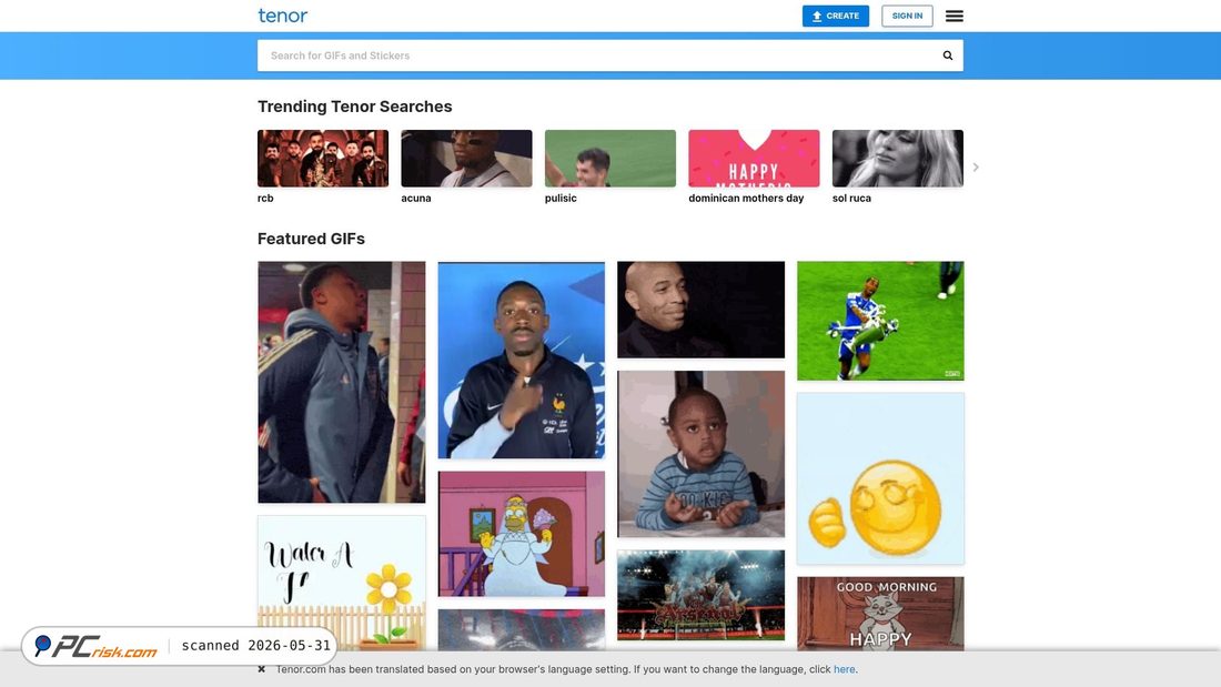 Screenshot von tenor.com