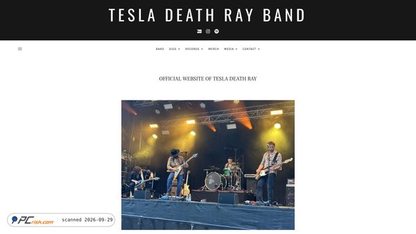 tesladeathray.ch screenshot