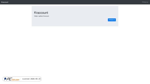 test-kraccount.krakenus.cz screenshot