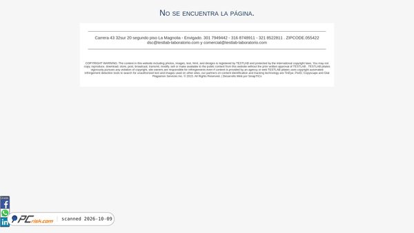 testaa.sinaptics.com screenshot
