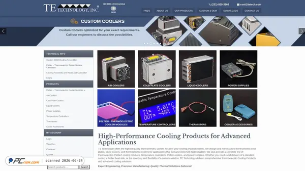 tetech.com screenshot