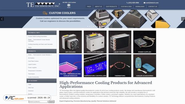 tetech.com screenshot