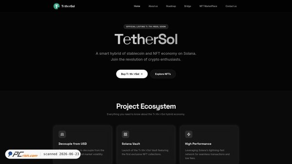 tethersol.xyz screenshot