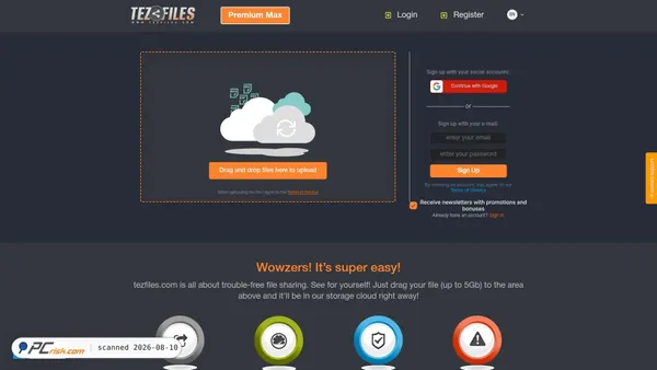 tezfiles.com screenshot