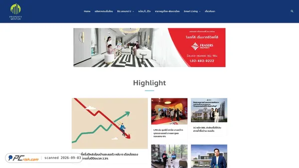 Captura de ecrã de thaipropertymentor.com