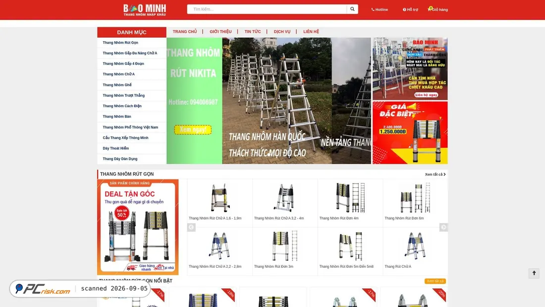 Screenshot von thangnhomnhapkhau.com