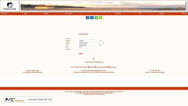 thankyoujob.net screenshot