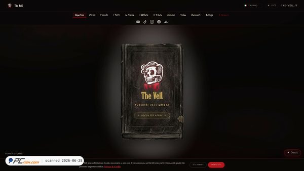 the-veil.it screenshot
