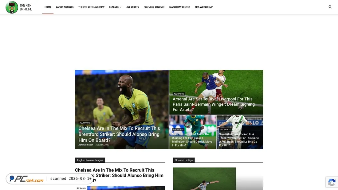 Screenshot of the4thofficial.net
