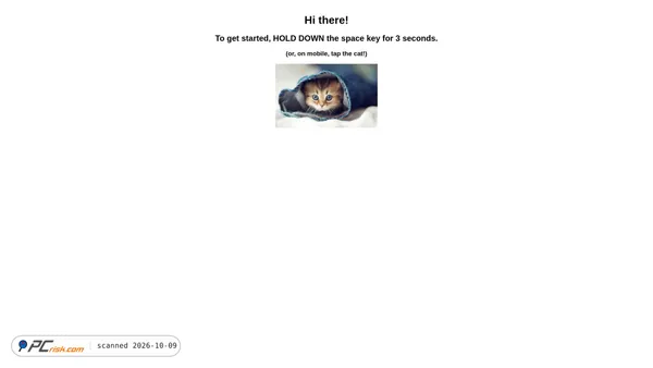 Captura de ecrã de theannoyingsite.com