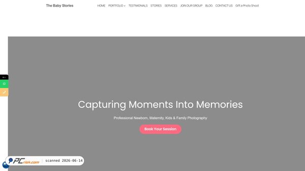 thebabystories.in screenshot