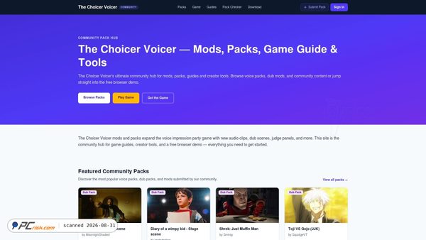 Captura de thechoicervoicer.com