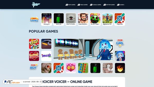 thechoicervoicergame.com Screenshot