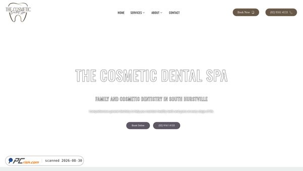 thecosmeticdentalspa.com.au Screenshot