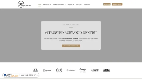 thedentalpractice.com.au screenshot