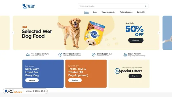 thedogfoods.com screenshot