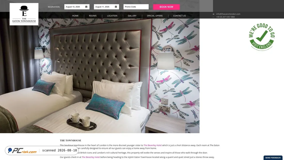 Screenshot of theeatonlondon.com