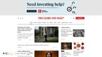 theglobeandmail.com screenshot