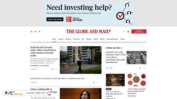 theglobeandmail.com screenshot