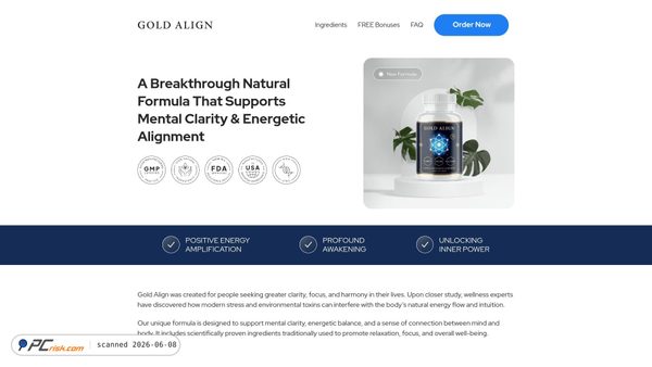 thegoldalign.com screenshot