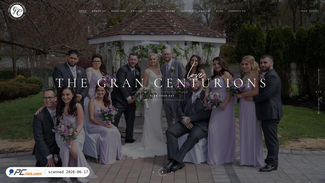 Screenshot of thegrancenturions.com