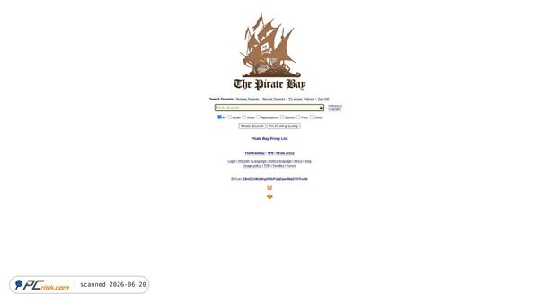 thehiddenbay.com screenshot
