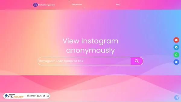 theinstanavigation.com screenshot