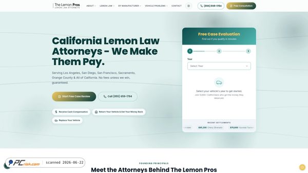 thelemonpros.com screenshot
