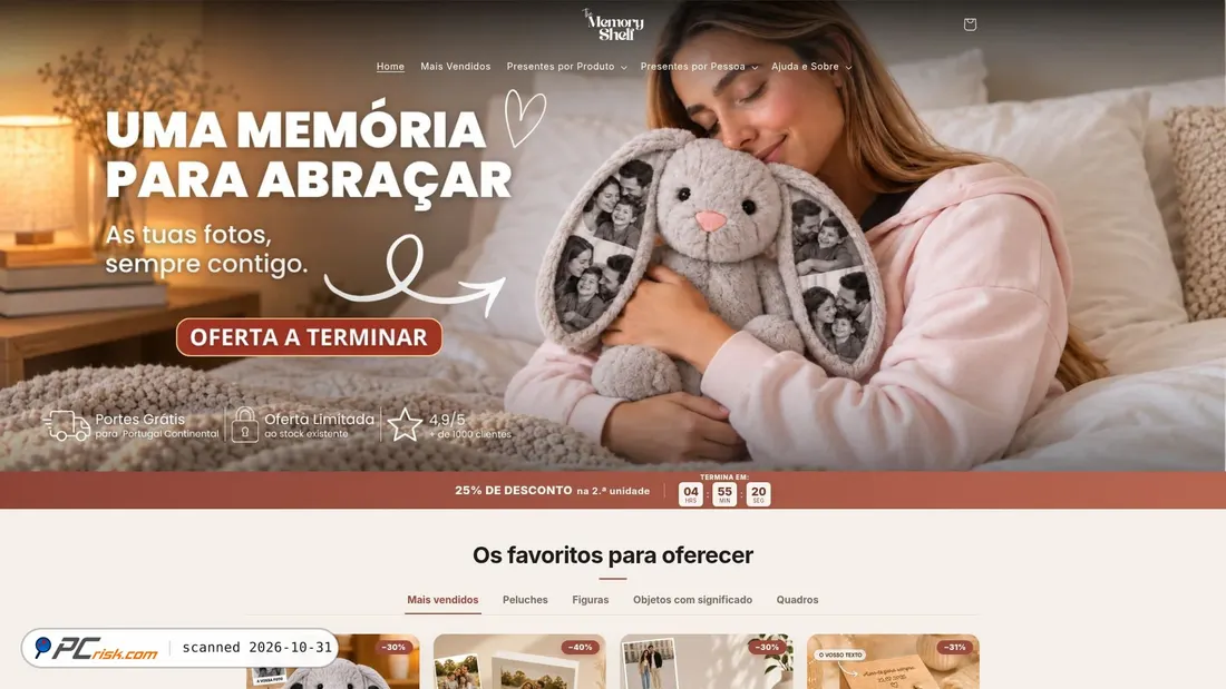 Captura de pantalla de thememoryshelf.com